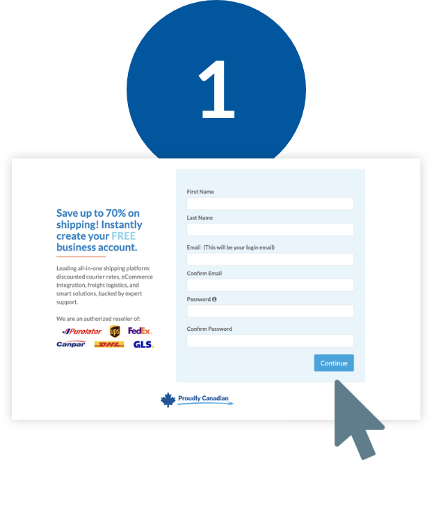 Step 1 - Sign Up