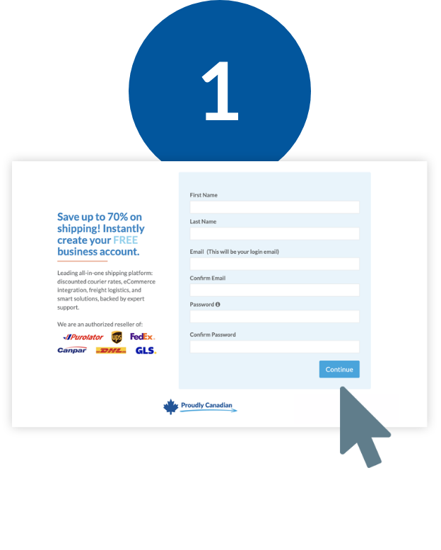 Step 1: Sign Up